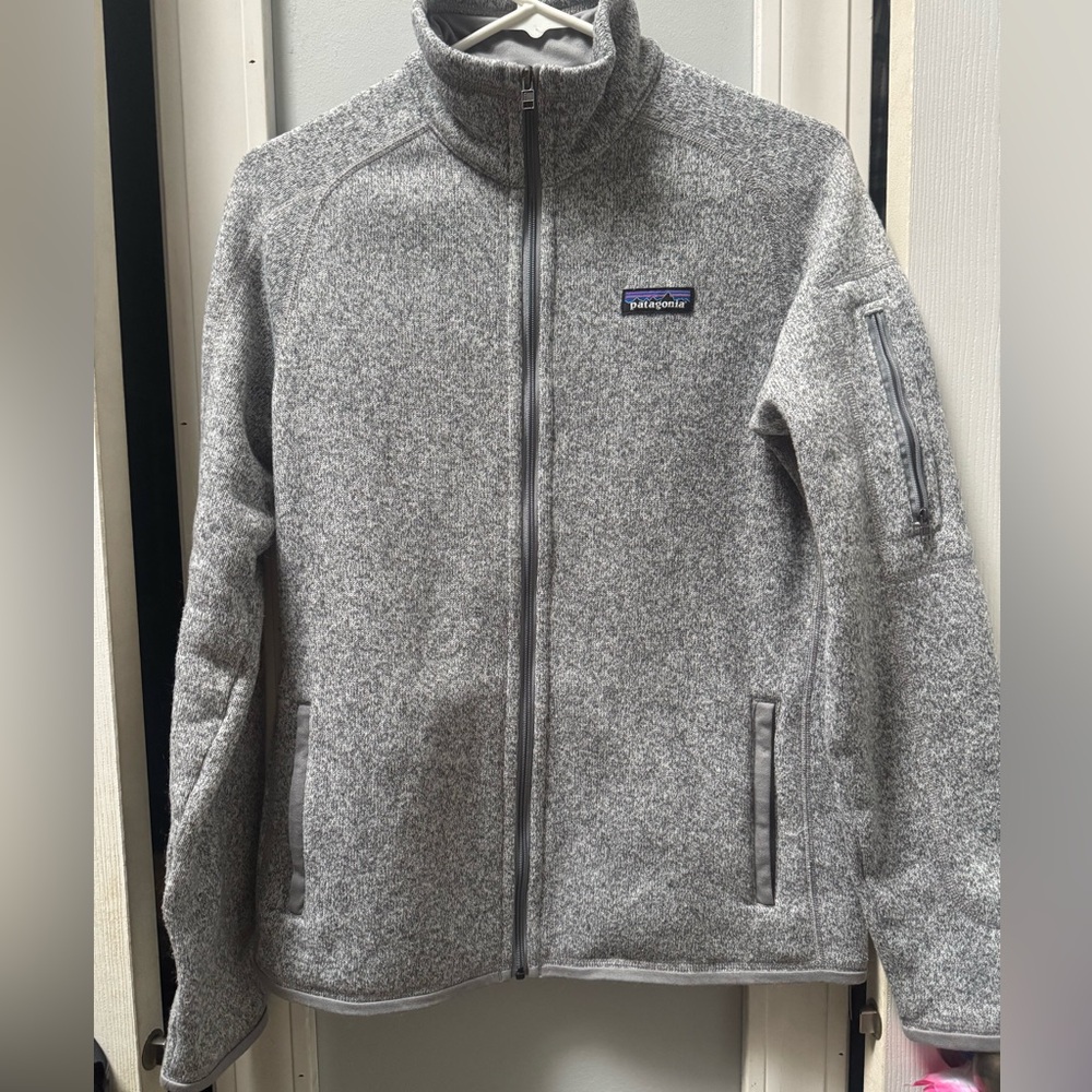 Patagonia Heather Gray Knit Sweater